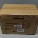 2 Pack Trash Bag Holder with Bamboo Lid, Stackable Trashbag Dispenser, Extra Large Garbage Bag Holder for Kitchen Laundry Room Under Sink Organization and Storage