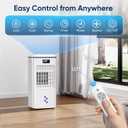 Portable Air Conditioners, 3-IN-1 Evaporative Air Cooler, Swamp Cooler with 3 Speeds & 4 Modes, 2-Gal Water Tank for Cooling, 16 FT/S Remote and Touch Control for Indoors, FK2508Y