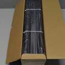 2 Pack Modern Brown Curtain Rods Set for Windows 48 to 84 Inches Adjustable Length Heavy Duty 1" Diameter Window Curtain Rod with Decorative Finials for Outdoor Bedroom Kitchen Living Room