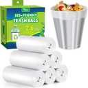 2.6-Gallon Small Trash bags: Clear Bathroom Trash Bags Small Garbage Bags for Bathroom Bedroom Office - 10L Mini Trash-Can-Liners (120 counts) (1 Count (Pack of 120), 2.6 Gallon-Clear)