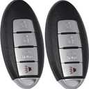 MechanMagic Remote Control Key Fob Replacement for 2007-2012 Nissan Altima/ 09-14 Maxima Murano Infiniti FX35/ 08-13 G37 FX50 Q60 QX70 11-12 G25/ 07-08 G35 KR55WK48903 KR55WK49622 4 Buttons