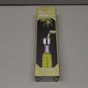 AOZITA 17oz Glass Olive Oil Dispenser Bottle - 500ml Clear -Oil & Vinegar Cruet with Pourers and Funnel - Olive Oil Carafe Decanter for Kitchen