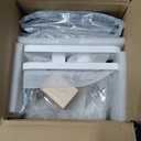 CLOUDBERG Small Elevated Wooden Dog Bed Frame with Cushion, Raised Dog Couch Sofa 27½”x 21” Up to 40lbs