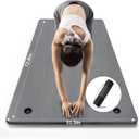 LFS Yoga Mat 72.8" x 31.5" x 2/5 inch Thick With Strap and Bag, Extra Wide Workout Mat for Women and Men, Non Slip Exercise Mat for Home Outdoor Yoga, Pilates, Stretching, Floor & Fitness Workouts