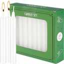 Set of 20 White Spell & Chime  Premium Mini Taper Candles for Rituals, Prayer, Birthdays, Meditation, Altar - 4 Inch Tall, Unscented. (20 (Pack of 1))