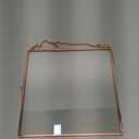 NCYP Small Hanging Glass Floating Frame for Pressed Dried Flower, Certificate, Photo, Picture, Plant Specimen - 8 x 8 Inch, Rose Gold, Home Vertical Decor (Glass Frame Only)