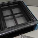 COLORPAPA 2 Pack Shed Windows,12" x 18" Small Sliding Windows,Flush Mount Windows with Tempered Glass and Fiberglass Screen for Shed, Chicken Coop, Playhouse, Household, Garage, Barns (Black)