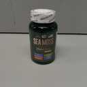 Sea Moss 12000mg Black Seed Oil 6000mg Ashwagandha 3000mg Turmeric 1000mg Bladderwrack 2000mg Burdock 3000mg & Vitamin C & D3 with Elderberry Manuka Dandelion Yellow Dock Iodine Chlorophyll ACV 120 Capsules