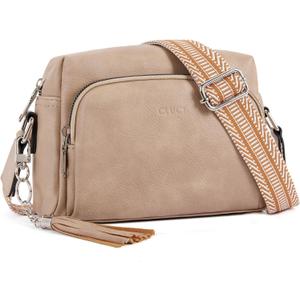 CLUCI Crossbody Bags for Women Crossbody Purses for Women Cross Body Bag Crossbody Purse with Adjustable Wide Strap