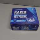 Rapid Performance Reusable Ice Packs for Coolers or Lunch Box | 4 Pack | Cold for Up to 12 Hours | Ice Packs for Cooler, Long Lasting for Camping, Beach