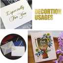 8-PackBriartw Laser Printer & Laminator Compatible Toner Reactive Foil | 16.4ft x 7.6in Per Roll Transfer Foil Paper Bundle | Perfect for DIY Crafts,Embossed Cards,Sparkly Craftwork,Scrapbooking (Grass green,Titanium gray,Light purple,Brown,White,Green,Purple,Bits of silver)