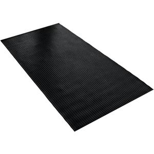 BDK GMT330 Black 8' x 4' Flex Tough Garage Floor Mat Thick Heavy Duty Rubber Protector for Garage, Shop, Parking, Patio, Entrance Indoor/Outdoor Rubber Floor Mat