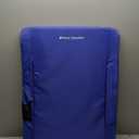 Wide Reclining Stadium Seat Cushion with Back Support, Armrests, 6 Adjustable Positions and Carry Straps - Portable Stadium Seats and Bleacher Chairs with Back and Cushion by Home-Complete (Blue)