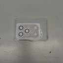 Choiche Compatible for iPhone 17 Pro Max Camera Lens Protector, Bling Camera Cover with 9H Tempered Glass Lens Screen Protector Metal Ring Decoration Accessories 6.9-inch (Glitter-Silver)