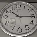 Seiko 12 Inch Easy Read Numerals Wall Clock with Quiet Sweep Second Hand
