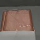 Tudomro 8 Pcs White and Rose Gold Round Plastic Tablecloth and Satin Table Runner Set 84 Inch Round Covers 12 x 108 Inch Table Runners for Wedding Birthday Party Baby Shower Anniversary
