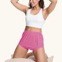 Women's Plastic Pants for Adult Diapers Incontinence Waterproof Cloth Diaper Cover Leakproof Rubber Underwear Alternative (Pink, M)