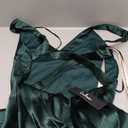 Lulus Perfectly Classy Emerald Green Satin Strappy Maxi Dress, Green, XXS