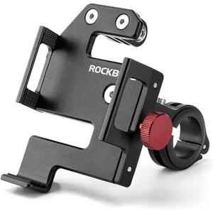 ROCKBROS Bike Phone Holder, Aluminum Bike Phone Mount Holder,Handlebar Mounted Cell Phone Holder Universal Bicycle Phone Mount for 4.7-7.1 Inch Phones ROCKBROS Bike Phone Holder, Aluminum Bike Phone Mount Holder,Handlebar Mounted Cell Phone Holder Universal Bicycle Phone Mount for 4.7-7.1 Inch Phones