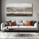 Black And Grey Abstract Wall Art,Textured Wall Decor Pictures,24x48 In