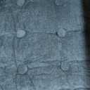 Geelin 48x18 Inch Bench Cushions for Indoor Furniture Chenille Dark Green Velvet Button Tufted Thicken Seat Pad Mat with Memory Foam, Window Floor Sofa Chair Cushion for Living Room Porch Swing