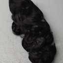 Black Curly wig Costume Wig Long Curly 28inches Synthetic Wigs Costume Halloween adult men (Natural Black)