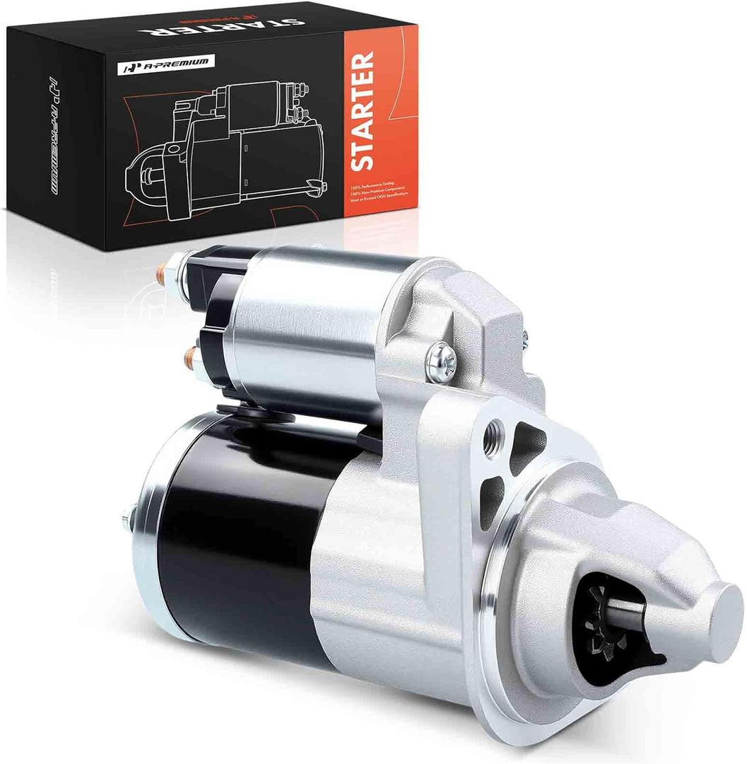 A-Premium Starter Motor Compatible with Lexus GS300 2006 3.0L, GS350 07-15 3.5L, IS250 06-15 2.5L, IS300 IS350 RC300 16-18 3.5L, RC350 15-18 3.5L, 12V 1.7KW 10 Teeth Clockwise, Replace# 28100-31070