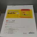 QPAU 3-in-1 Inflatable Bounce House for Toddlers 1-3, Ball Pit & Trampoline, Inflatable Bouncy House with Safety Net, Indoor & Outdoor Bubble Bouncer Baby Play Yard（Blue & Pink）