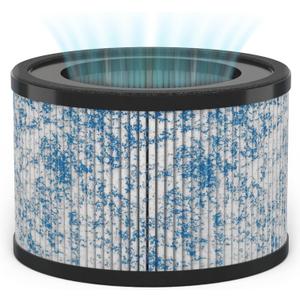 MIKO HEPA Air Filter Replacement for Ibuki Air Purifier Compatible with Miko H13 Air Purifier C102, Circular Air Cleaner Replacement, 6.75 x 6.75 x 5.4 inches (1 Pack)