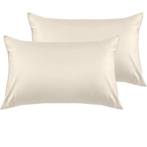 Warmstar Cotton Pillow Cases Standard Size Set of 2, 600 Thread Count Pillowcases 20x26 Inches, Soft Long Staple Cotton Pillowcases Breathable with Envelope Closure, Ivory White