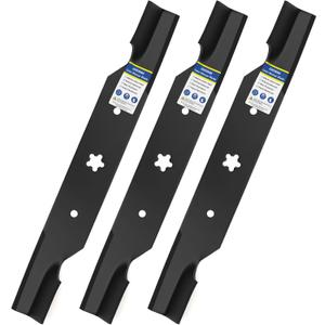 GICOOL Z254F Mower High-Lift Blades, for Hu sqvarna/Cr aftsman 54" Mower Deck Z254 YTH2454 LGT2554 LGT2654 RZ5424 YTH24V54 YTH24K54, Replace OEM 187256 187254 532187256 532187254, 3-Pack