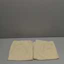 2PCS Chair Arm Protectors Sofa Armrest Cover Stretch Armrest Covers Stretch Armchair Slipcover Protector Anti- Stain Armchair Slipcover Elastic Home Office Recliner Couch Loveseat Cloth (Rice White) (Beige)