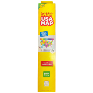Crayola Dry-Erase USA Map, 23-1/2" x 17-1/2"
