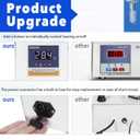 85-2 Digital Display Magnetic Stirrer with 4 Magnetic Stir Bars Magnetic Stirrer Hot Plate, 0-2000 RPM Lab Stirring System with Temperature Probe, Stainless Steel Plate & Stand Support