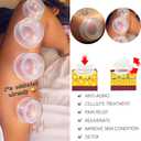 6 Sizes Cupping Therapy Set-Professional Cupping Therapy Studio and Household Silicone Cupping Set, Stronger Suction, Suitable for Myofascial Massage, Muscle, Nerve, Joint Pain