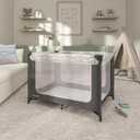 Dream On Me Zodiak Baby Playard, Breathable Mesh Sides, Soft Comfortable Mattress, Quick & Easy to Fold with Travel Carry Bag, Compact Space Saving Design - Gray | Removable 1" Mattress Pad, Mesh Sides, Quick Fold, 30 Lb Limit - ASTM Tested for Infants & Toddlers, Indoor & Outdoor Use