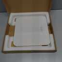 Ovutek Bathroom Scale for Body Weight, Highly Accurate Digital Weighing Machine for People, Upgraded Batteries Included, Compact Size, LED Display, Physician Scale with Sturdy Tempered Glass, 400lb (White)