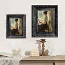 Vintage Picture Frame, Decorative Wall Hanging and Tabletop Display Photo Frame (Black, 11X14)