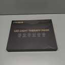 Red Light Therapy Mask for Face, 7 Colors LED Face Mask Light Therapy At Home, Led Face Mask Light Therapy, Black