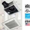 Broan-NuTone Bathroom Exhaust Fan, Easy Install, Powerful 110 CFM, Quiet 1.0 Sones, Energy Star