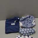 Nora's Nursery Reusable Swim Diapers and Wet Bag - One Size Fully Adjustable - Big Splash Unisex 3 Pack with Wet Bag