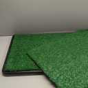 Artificial Grass Puppy Pee Pad for Dogs and Small Pets - 20x30 Reusable 4-Layer Training Potty Pad with Tray - Dog House and Pet Supplies by PETMAKER