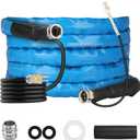 RVGUARD 15FT Heated Water Hose for RV, -20  Freeze Protection Heated Water Hose with Energy-Saving Thermostat, Lead and BPA Free for RV/Home/Garden