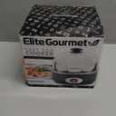Elite Gourmet EGC007CHC# Rapid Egg Cooker, 7 Easy-To-Peel, Hard, Medium, Soft Boiled Eggs, Poacher, Omelet Maker, Auto Shut-Off, Alarm, 16-Recipe Booklet, Charcoal Grey