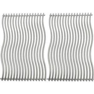 17-3/4" Stainless Steel 2Pack Waved Cooking Grids Grates Replacement Parts for Napoleon Rogue 425 Series 425xt 425 SIB Gas Grill S83013
