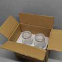 18oz Glass Tumbler with Handle & Lid  2-Pack Iced Coffee Cups with Straws, Glass Mug for Cold & Hot Beverages Travel Cup for Smoothies, Tea, and Juice (clear-Glacial pattern-2pack)