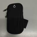 Running Wrist Band Bag Outdoor Sports Phone Arm Package Randonnée Cell Strap Pocket Support De Téléphone Portable Pour Course À Bras Bande, Sports Bag With Bottom Compartment, Black, One Size