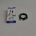 6 Foot Braided Nylon Micro Black Chrome USB Charge/Sync Cable