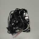 50FT Permanent Outdoor Lights, Waterproof 2-in-1 Eaves & Ground Stakes LED String Lights with App/Remote Control for House, Garden Smart Color-Changing Lighting for Halloween Christmas Decorations