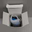 2 Pack Aviator Sunglasses For Men Polarized Lens Plastic Lightweight Double Bridge Frame UV Protection For Driving Matte Black Frame/Smoke Lens+Blue Frame/Blue Revo Lens